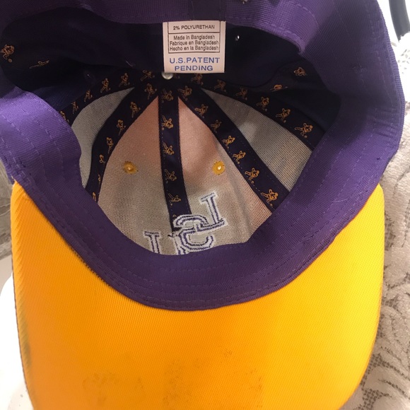 VINTAGE LSU Tigers Hat Cap Stretch fit Multiple Embroidery College Football - Picture 2 of 10